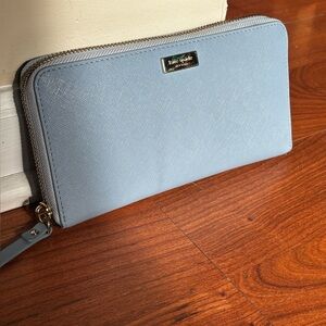 Elegant Sky Blue Women's Kate Spade Wallet
